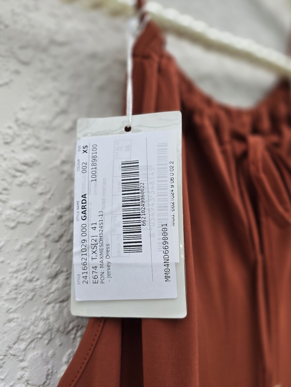 NWT Max Mara Long Stretch Jersey Halter Maxi Dress - Size XS (New With Tags) - Picture 7 of 16